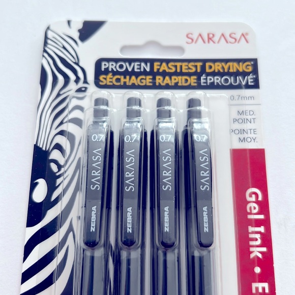 🆕 NEW Black Gel Retractable Pen with No Smears or Smudges, Fast Dry (0.7mm) - Picture 3 of 6